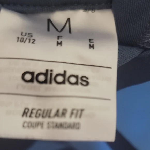 Adidas Youth Two-Tone Blue and Gray Hoodie - Picture 2 of 4